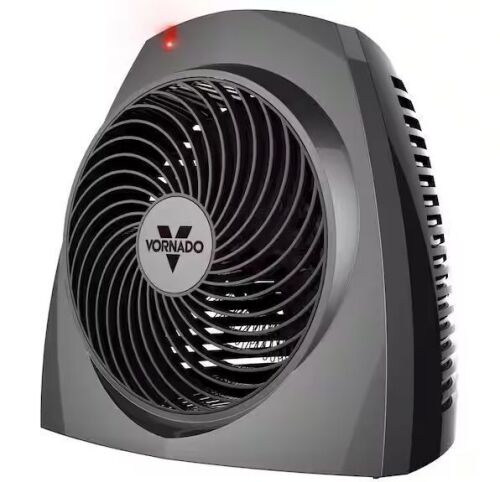 Vornado VH200 1500-Watt Electric Portable Space Heater, Whole Room Vortex Heat Circulation, Charcoal - Lot 837JF