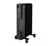 Konwin 1500-Watt Black Indoor Electric Oil-Filled Radiator Convection Radiant Space Heater with Remote Control - Thumbnail 1