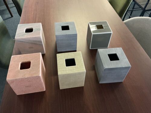 Lot Of 6 Tissue Box Covers - Lot 543