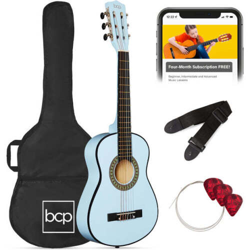 Kids Acoustic Guitar Beginner Starter Kit w/ Carrying Case - 30in - Lot 4780