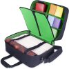 USA Gear XL Trading TCG MTG Deck Box Bag Travel Case - Large MTG Card Storage Bag with Padded Shoulder Strap, Customizable Interior, Weather Resistant - Fits Deck Boxes & Sleeved Cards - Green - Thumbnail 1