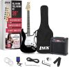 Electric Guitar 39" inch Complete Beginner Starter kit Full Size with 20w Amp, Package Includes All Accessories, Digital Tuner, Strings, Picks, Tremolo Bar, Shoulder Strap, and Case Bag - Thumbnail 1