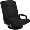 Gaming Floor Chair w/ 360-Degree Swivel, Armrest, Adjustable Backrest - Thumbnail 1