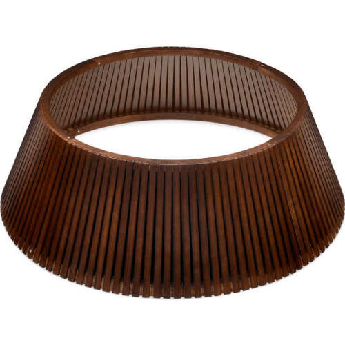 Christmas Tree Collar, Solid Wood Slatted Tree Accessory - 42in - Lot 10008