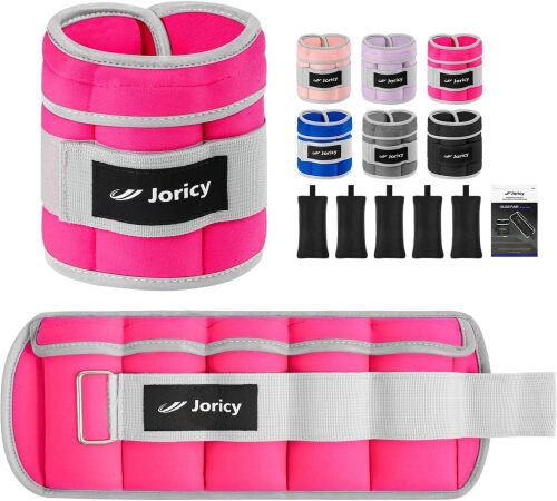 Ankle Weights 1 2 3 4 5kg 1 Pair Adjustable Ankle Dumbbells Wrist Strap 2.5kg (per ankle) Ankles with Weights for Exercise Walking - Lot 5687
