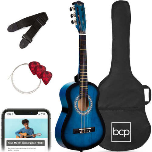 Kids Acoustic Guitar Beginner Starter Kit w/ Carrying Case - 30in - Lot 5713