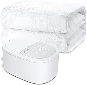iDOO Water Heated Mattress Pad Queen, FSA Eligible Items Only List, Birthday for Men Husband Wife, Electric Mattress Pads No EMF Radiation & No Electric Wires, 12H Timer, 60"x80" - Lot 5634