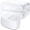 iDOO Water Heated Mattress Pad Queen, FSA Eligible Items Only List, Birthday for Men Husband Wife, Electric Mattress Pads No EMF Radiation & No Electric Wires, 12H Timer, 60"x80" - Thumbnail 1