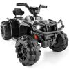 12V Kids Ride-On 4-Wheeler Quad ATV Car w/ 2.4mph Max, Bluetooth, Headlights - Thumbnail 1