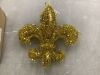 Pallet of (55) Cases of Gold Fleur de Lis Decorations, 9 per Case - Thumbnail 2