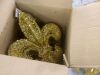 Pallet of (55) Cases of Gold Fleur de Lis Decorations, 9 per Case - Thumbnail 3