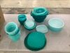 Tupperware Heritage Collection, Vintage Green, 18 Containers with Lids - Thumbnail 2