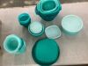 Tupperware Heritage Collection, Vintage Green, 18 Containers with Lids - Thumbnail 3
