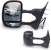 PartsFlow Power Folding Mirrors for 2009-2016 Ford E-350 Super Duty/E-450 Super Duty/E-150/E-250/Econoline Van - Thumbnail 1