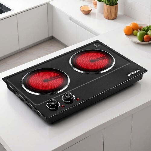 Cusimax Infrared Double Burner Hot Plate - Lot 366