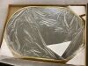 Oval Metal Framed Wall Mirror, Gold, 24"x36" - Thumbnail 3