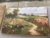 Country Wildflower Wall Art - Frame is Chipped - Thumbnail 2
