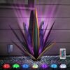 Rustic Metal Agave Plant with Solar Light - Thumbnail 1