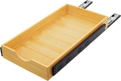 MinBoo Bamboo Pull Out Drawers for Cabinets 11" W x 21" D - Lot 661