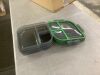 3-Compartment Food Containers, 3 Pack - Thumbnail 3