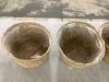 Lot of (3) Wicker Planter Baskets, 6" x 10" - Thumbnail 4