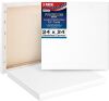 U.S. Art Supply 24 x 24 inch Stretched Canvas 12-Ounce Triple Primed, 3-Pack - Thumbnail 1