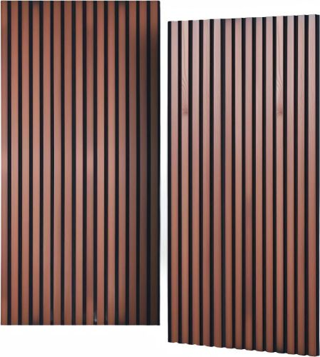 Wood Slat Acoustic Panels, 31.5" x 23.6", Set of 2 - Lot 562