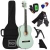 Beginner Acoustic Guitar Set w/ Case, Strap, Extra Strings - 38in - Thumbnail 1