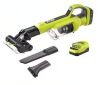 RYOBI ONE+ 18V Cordless Hand Vacuum with Powered Brush Kit with 2.0 Ah Battery and Charger - Thumbnail 1