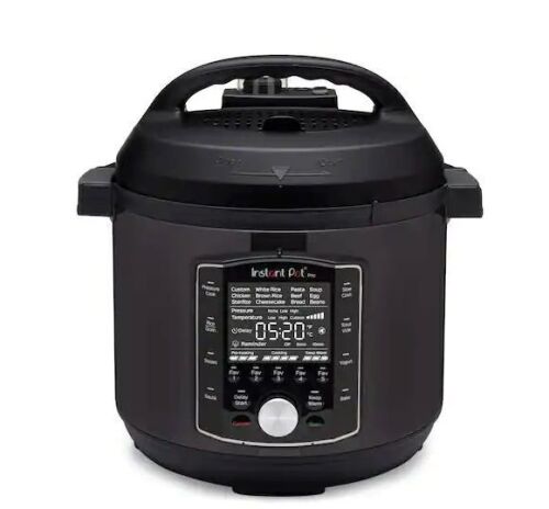 Instant Pot 8 qt. Matte Black Duo Pro Electric Pressure Cooker - Lot 91JF