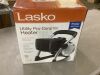 Lasko 1500W 11.75 in. Black Electric Utility Ceramic Space Heater with Pivoting Head, 2 Heat Settings and Fan Only Mode - Thumbnail 2