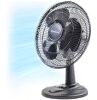 Comfort Zone 16 in. Black 3-Speed Oscillating Desk Fan with Adjustable Tilt - Thumbnail 1