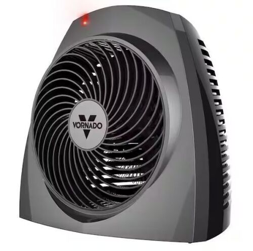 Vornado VH200 1500-Watt Electric Portable Space Heater, Whole Room Vortex Heat Circulation, Charcoal - Lot 505JF