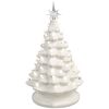 Pre-Lit Ceramic Tabletop Christmas Tree with Lights- 15in - Thumbnail 1