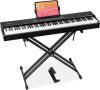 MOSEN Digital Piano 88-Key Weighted Keyboard with Stand, 128 Tones, 128 Polyphony, 88 Demo Songs, Recording and Dual piano Mode, Sustain Pedal, Music Rest - Thumbnail 1
