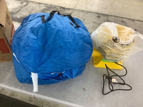 Inflatable Bounce House with Slide & Ball Pit - Blower Works, Bounce House Uninspected - Lot 172