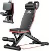 Multi-Functional Hyperextension Bench with Tension Rope - Thumbnail 1