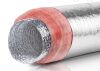 6 Inch Insulated Flexible Duct R6 Silver Jacket 25 Feet Long - Thumbnail 1