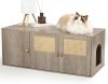 Cat Litter Box Enclosure Cabinet, 42.5"L x 18.5"W x 16.9"H - Thumbnail 1