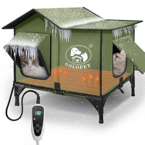 GOLOPET Heated Cat House - Lot 380