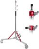 10ft Heavy Duty Adjustable Light Stand with Casters - Thumbnail 1