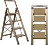 Aluminum 4 Step Ladder with Retractable Handrail - Thumbnail 1