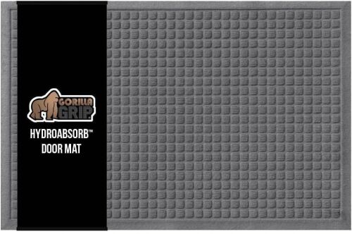GORILLA GRIP Front Door Mat, 35x23 - Lot 689