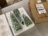 Set of 3 Pre-Lit Ceramic Tabletop Christmas Trees - Thumbnail 1