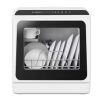 17 in. Portable Countertop Dishwasher in White with 6-Cycles, 4-Place Settings Capacity, and 40 dBA - Thumbnail 1