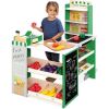 Kids Pretend Play Grocery Store Supermarket Toy Set w/ Accessories - Thumbnail 1
