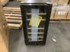 15 in. Dual Zone 30-Bottle Undercounter/ Freestanding Wine Cooler in Black with Reversible Door, Removable Shelves - Thumbnail 3