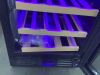 15 in. Dual Zone 30-Bottle Undercounter/ Freestanding Wine Cooler in Black with Reversible Door, Removable Shelves - Thumbnail 7