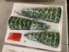 Set of 3 Pre-Lit Ceramic Tabletop Christmas Trees - Thumbnail 3