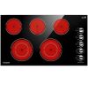 36 in. 5 Elements Ceramic Electric Cooktop in Black with Hot Surface Indicator (220V-240V/8900W) - Thumbnail 1